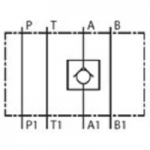 NG10 Check valve in A